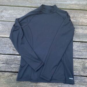 Black Reebok long sleeve sports top size large